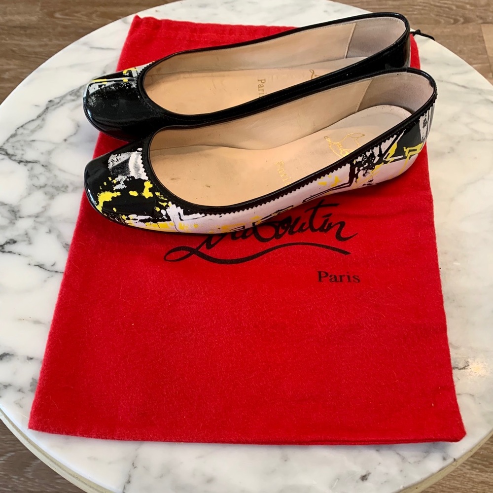 Christian Louboutin Ballerina Grafitti Flats - Picture 3 of 8